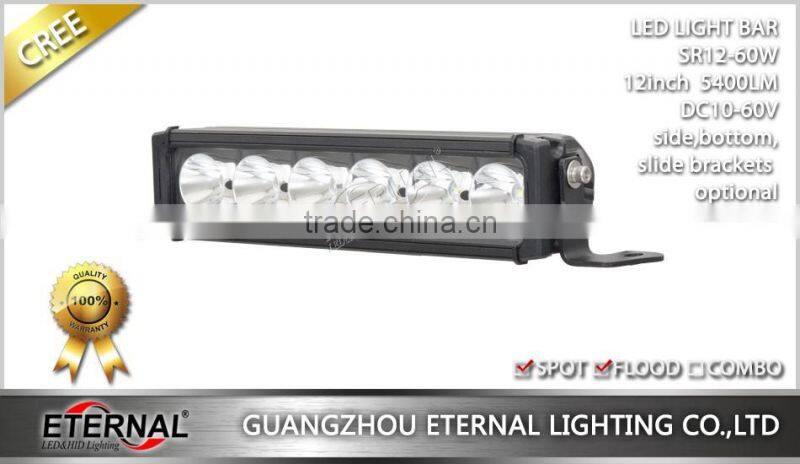 60W led work light bar lamp for car automotive 4x4 vehicle tree loader snow truck crawler trailer tractor lamp