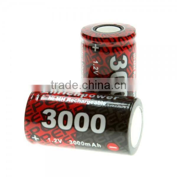 1.2V SC3600mAh Nimh rechargeable battery