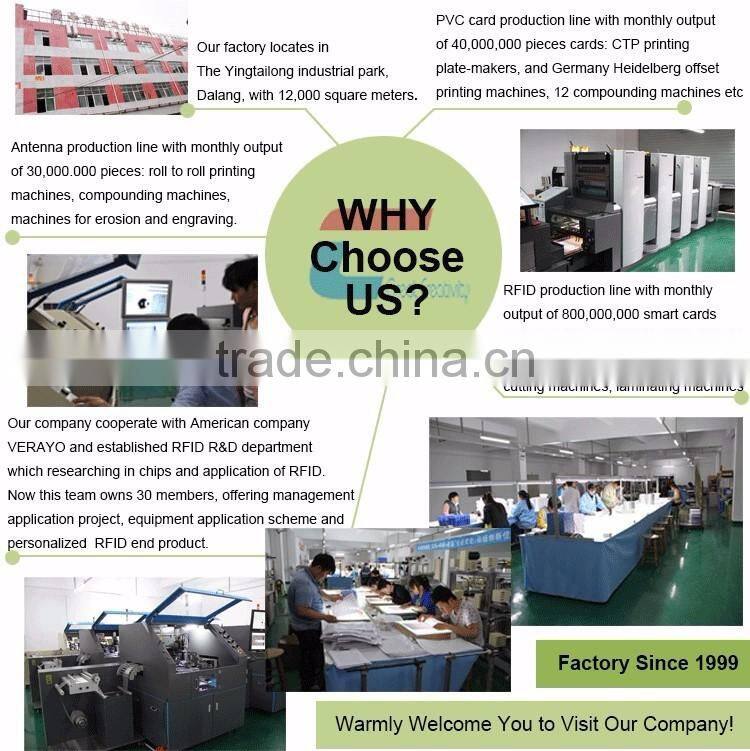 Asset management long range ISO15693 RFID icode slix-l pvc card