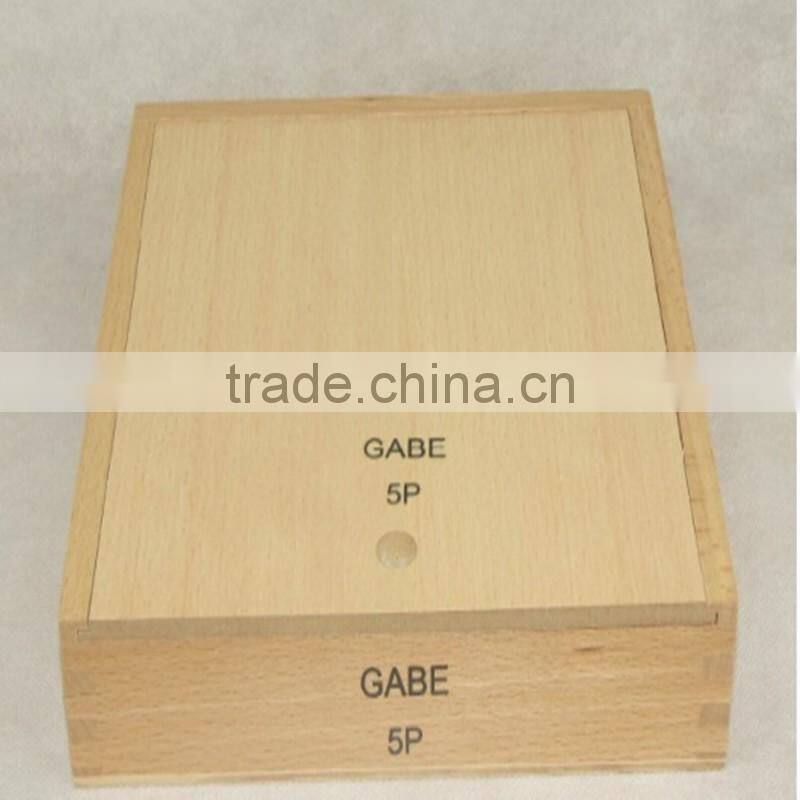 Wooden Froebel Gabe 5P Teaching Assist Tool Learning Educational Preschool Training Numbers and shapes toys