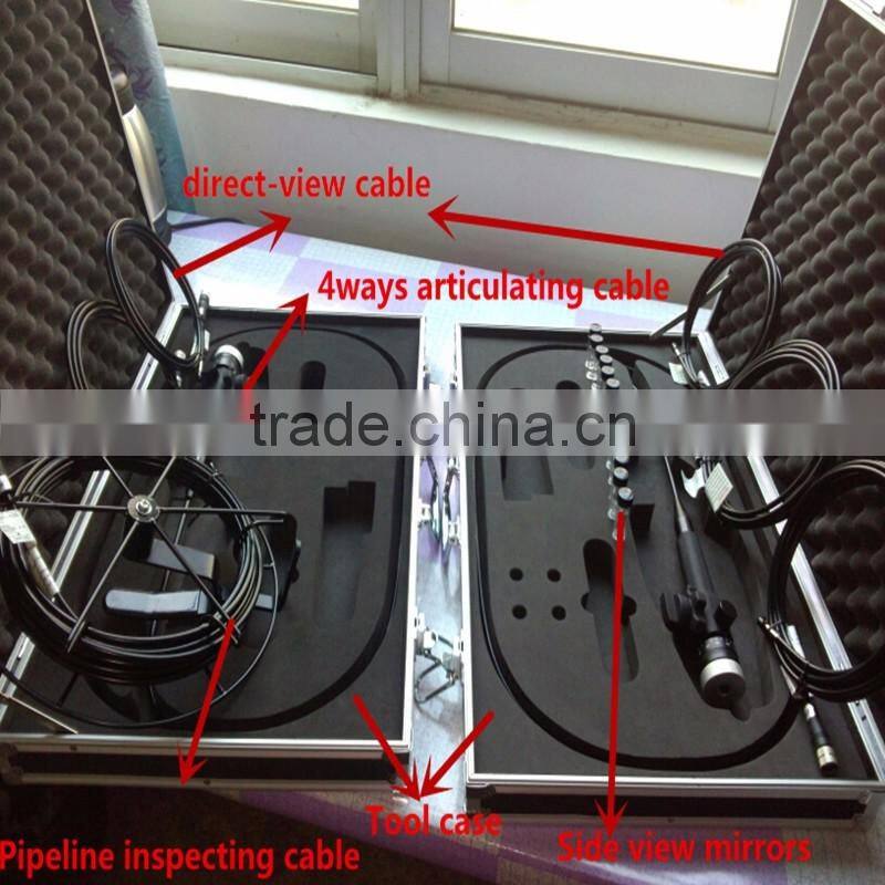 HD 4mm industrial endoscope videoscope with 3Mtrs cable for aircraft turbines inspection