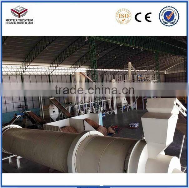 Rotex rotary dryer drying equipment / palm kernel shell dryer equipment