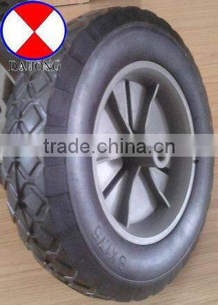 solid wheel size 8*1.75 solid wheel without bearing