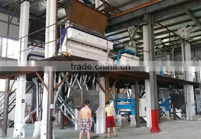 High efficiency 5TPH lentil cleaning and splitting line