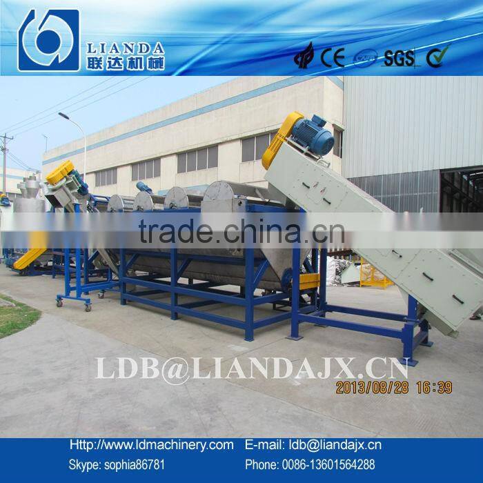 High speed plastic flakes friction washer supplier