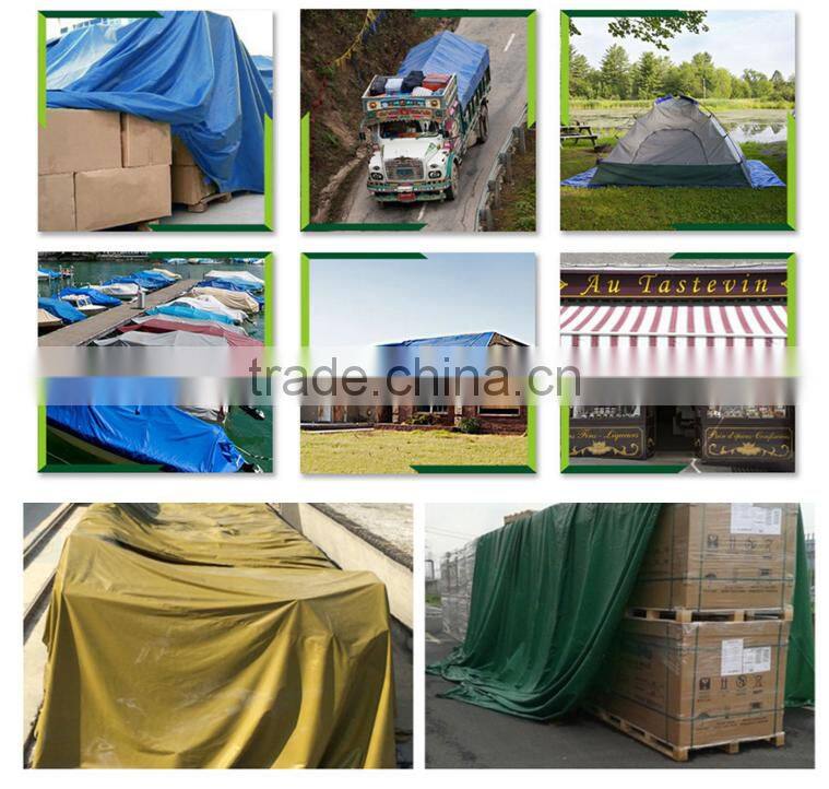 Customized corrosion resistant manta Polyester waterproof fabric pe tarpaulin
