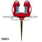Metal Ground Spikes With Hose Guide For Garden Watering