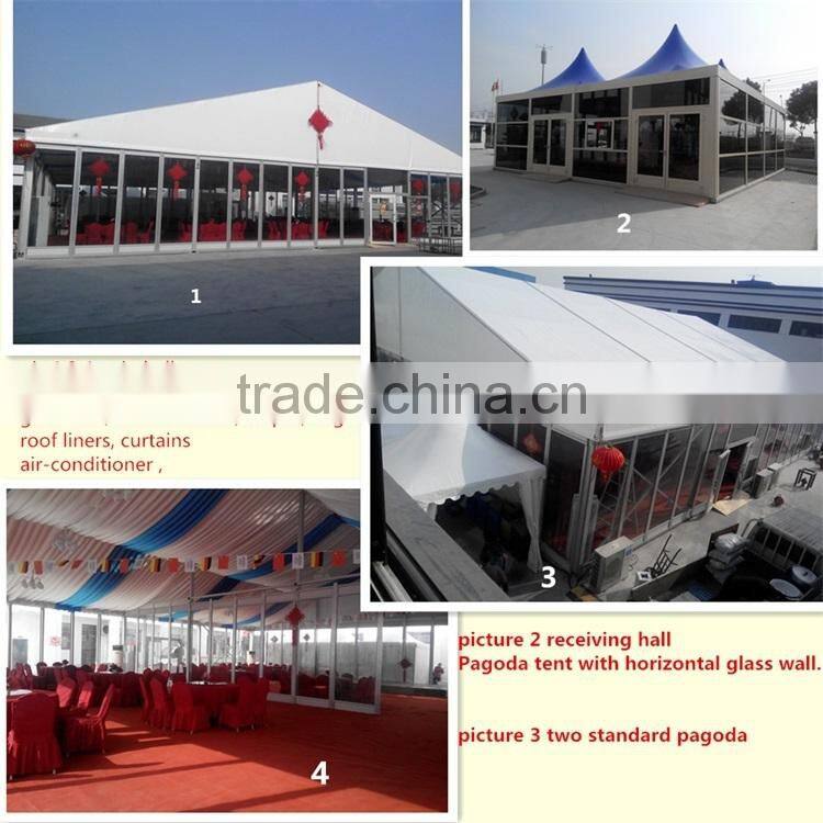 Glass tent for events and party from manufacture in China