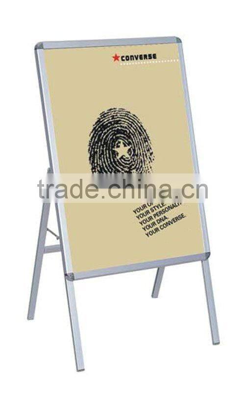 Foldable floor metal promotional product for promotional