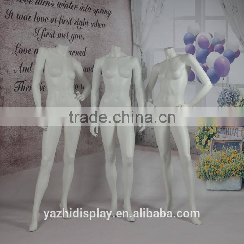 Beautiful headless female dummy mannequin for window display