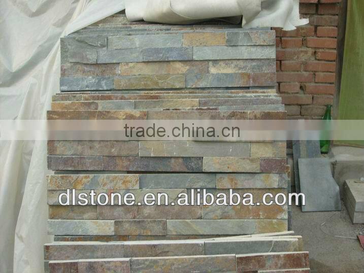 Rusty Slate Culture Stone Wall Cladding for Decoration 60*15 Low Price