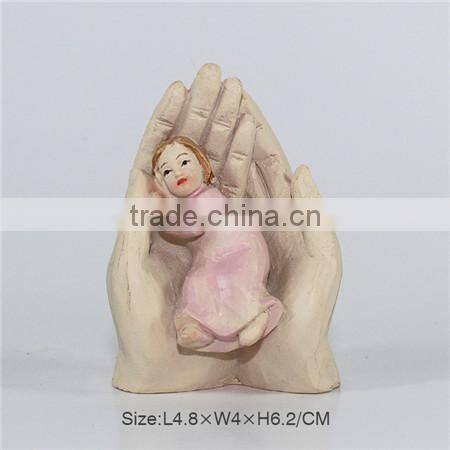 Resin little girl figurine