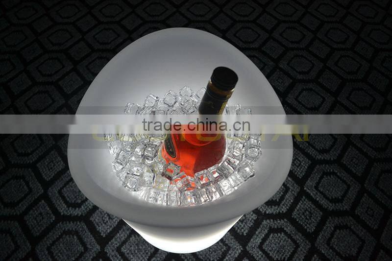 L31*W29*H34CM led light glowing win bucket/led ice bucket /led illuminated ice wine bucket