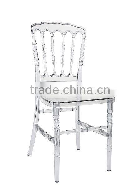 Folding stainless steel frame / glass top banquet round table