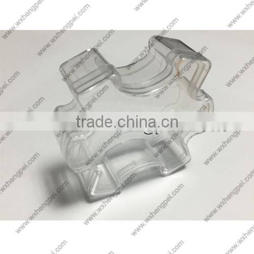 Cleverish portable cute transparent puzzle plastic storage jewelry wedding box kit