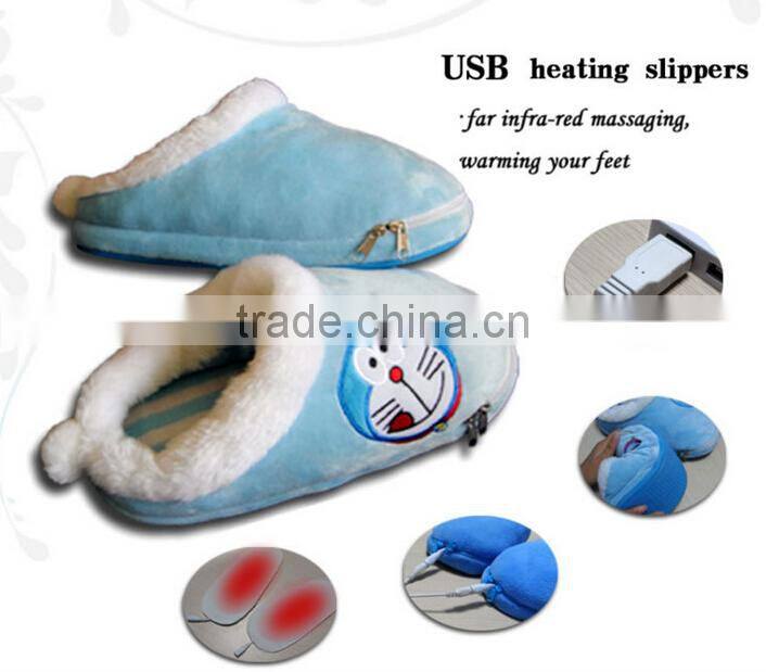Newest Fashion Heated Slippers USB Warmer Shoes Electric USB Warm Slippers For Wholesale