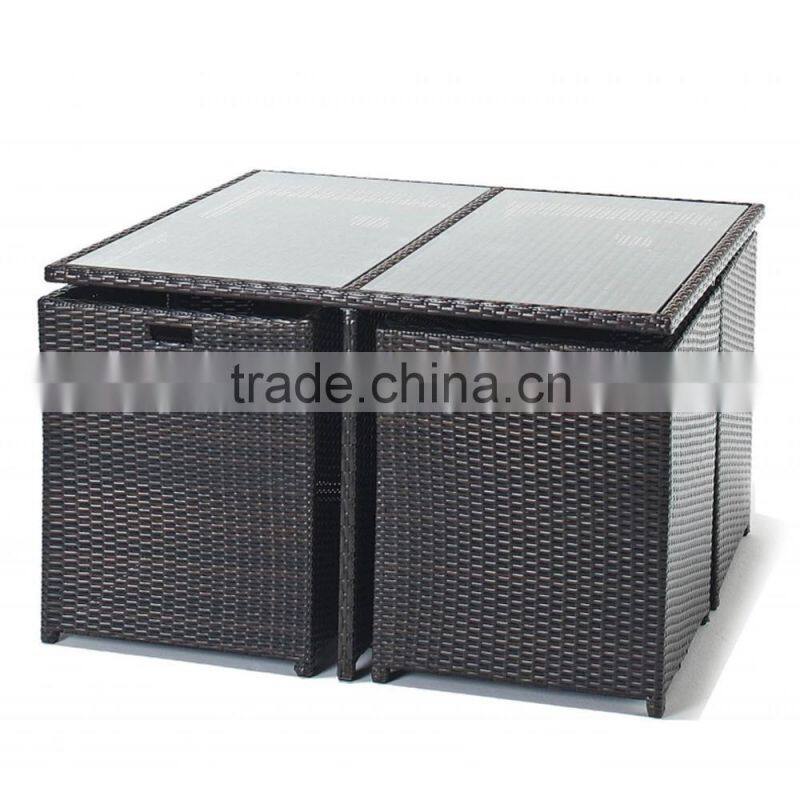 2017 Sigma discount all weather cheap high end pe rattan classic dining room sets