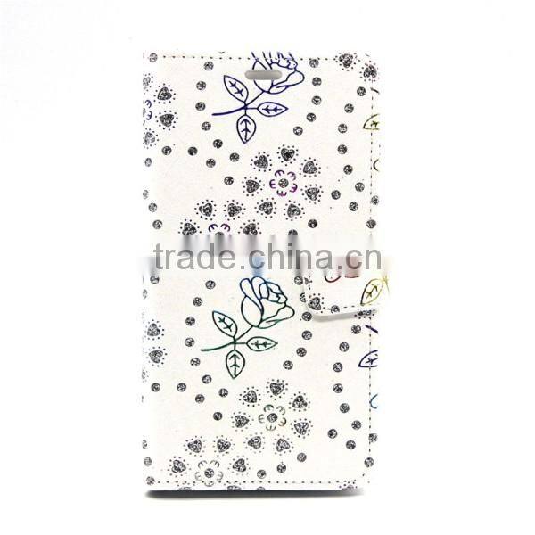 Cheap mobile phone case PU leather phone shell flip leather foldable case for Wiko Lenny