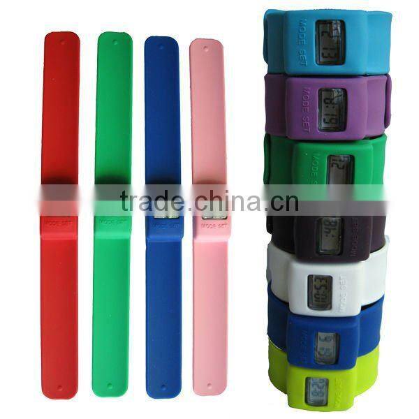 Round Head Silicone slap watch