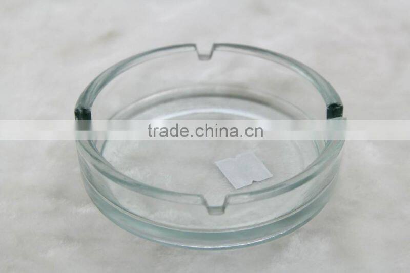 colored glass ashtray, round clear glass ashtray,lare glass ashtray