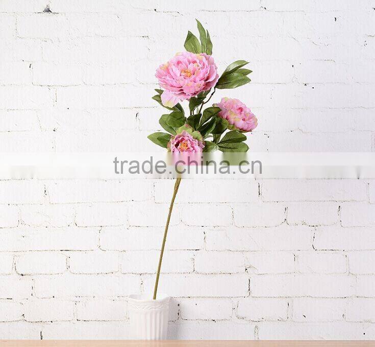 102cm artificial peony flowers,single flowers peony for home and office decoration