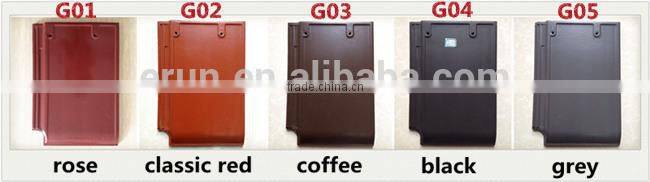 High-end plain roof tiles, kerala stone coated clay roofing materials