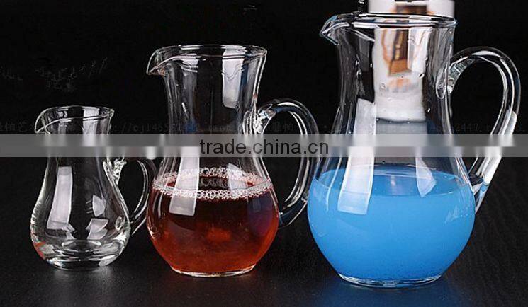 Different size glass wine jug crystal wine pouring jug