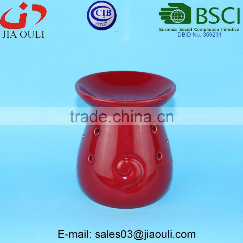 BSCI Audit factory Brown and terracotta ceramic aroma diffuser, essential oil diffuser