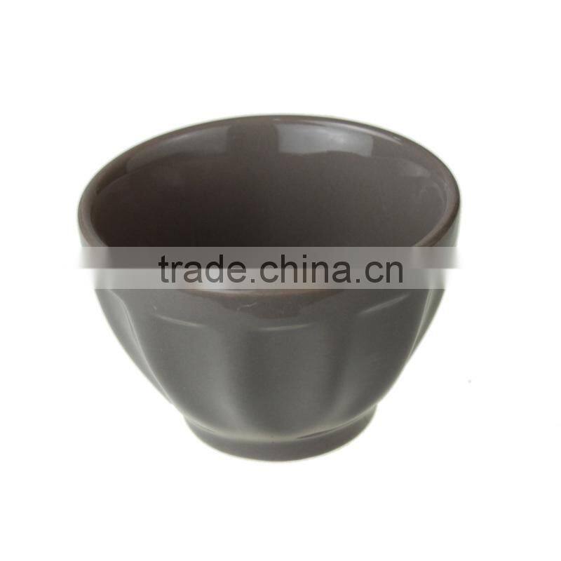 3.5"colored small ceramic sugar bowl