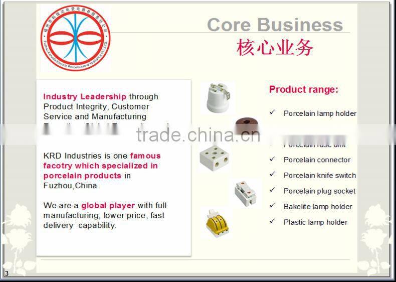 5A Eletrical ceramic terminal block/porcelain connector