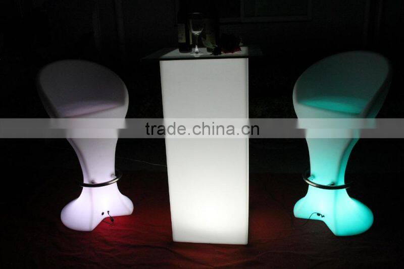 Light up led furniture led table led chairs