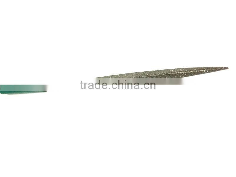 Electroplated diamond round file/diamond file with different shapes