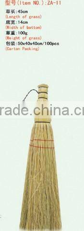 grass brush and 100% natural grass small broom