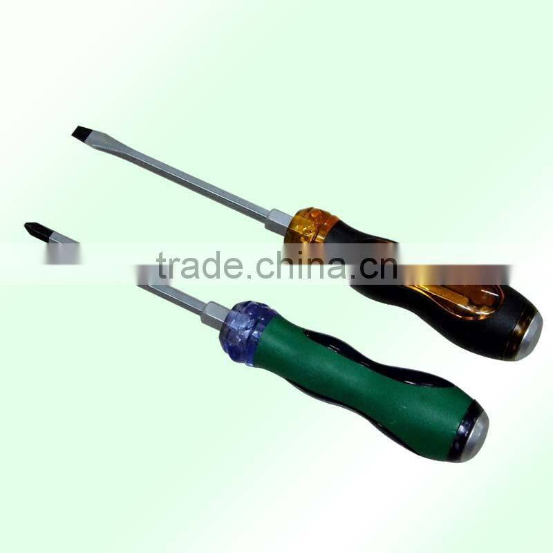 D1076 316 Double color transparent wear heart handle with alone use screwdriver