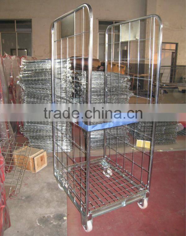 4 sided roll storage cart
