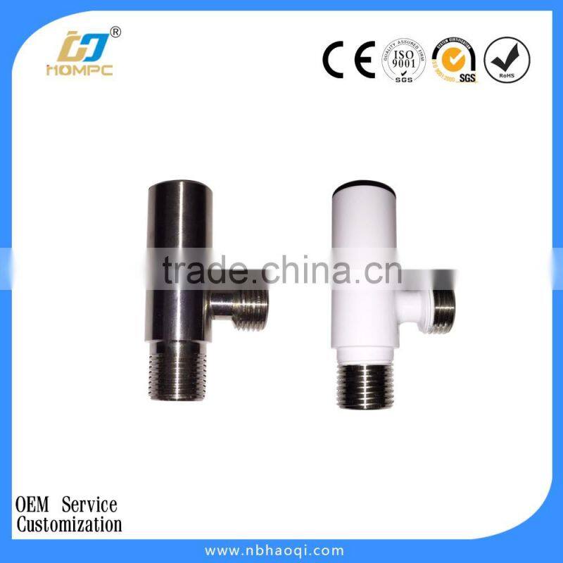 Lead free stainless steel angle stop valve