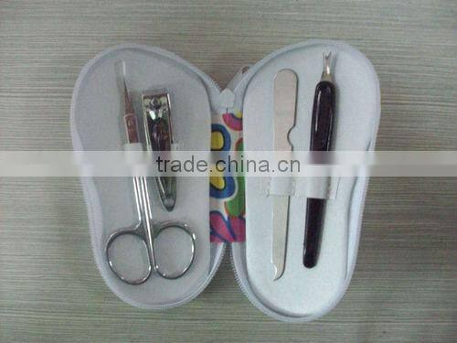 7pcs leopard gifts stainless steel Manicure Set/manicure kits/Beauty Kit metal category