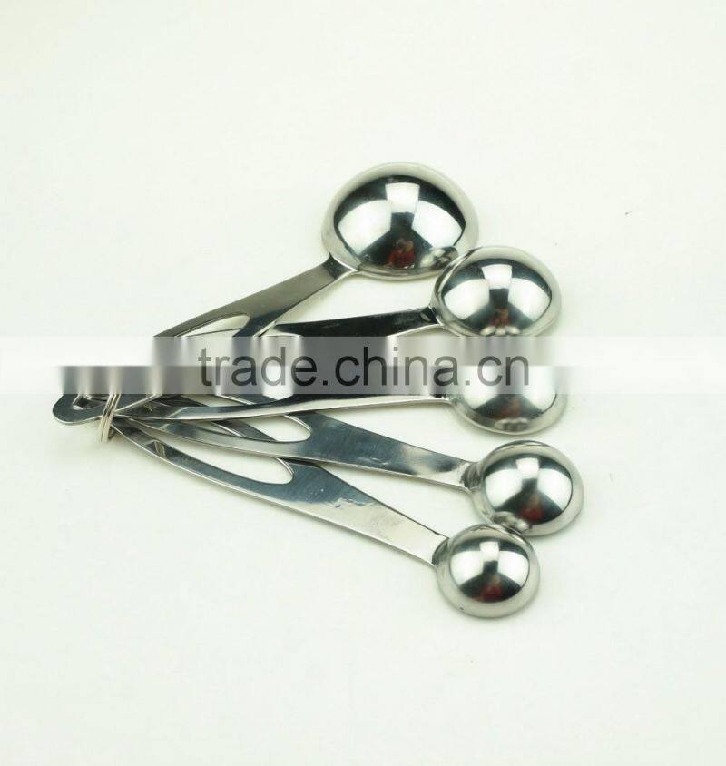 42141 5pcs Stainless Steel Nesting Measuring Cups and Spoons Set