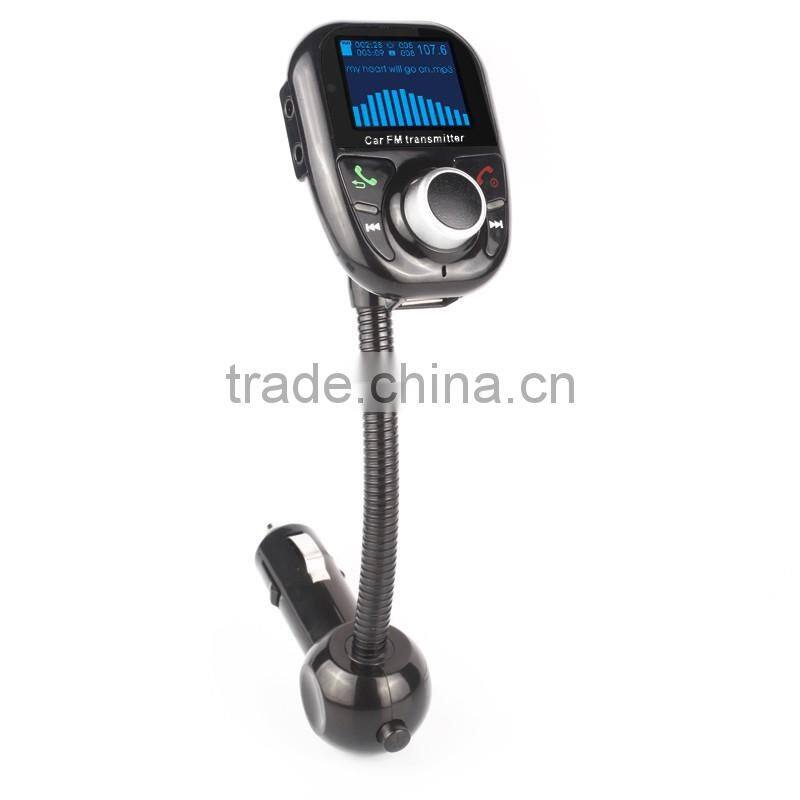 high end Car MP3 player with Bluetooth car kit car charger FM transmitter TF card/USB disk cigar lighter lcd sceen
