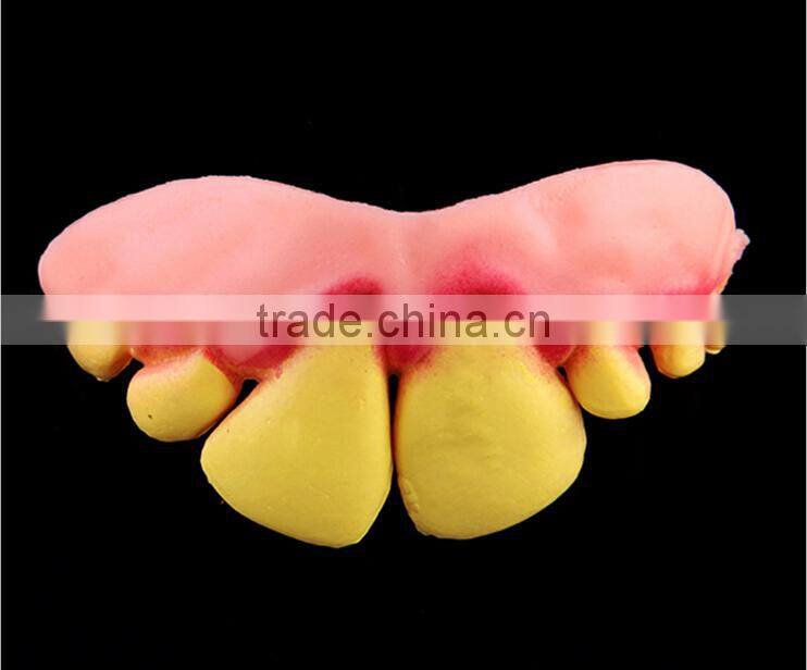 Halloween party fake teeth PVC fake teeth props fake teeth
