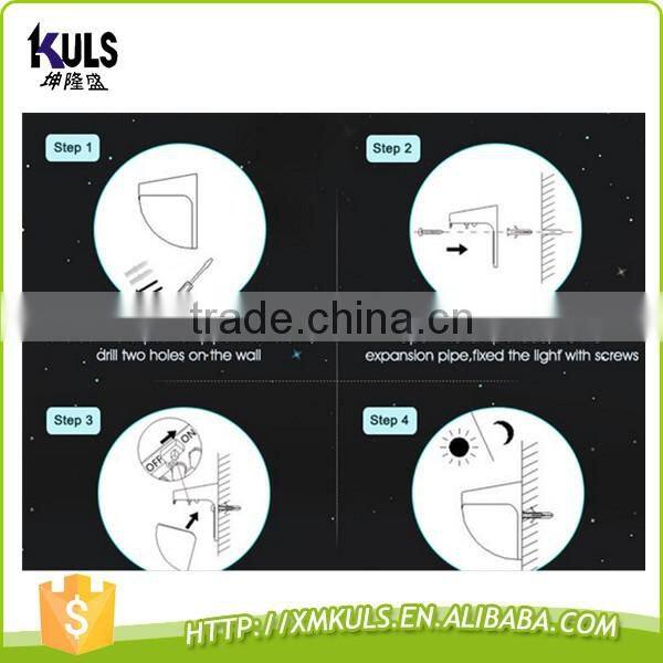 Smart auto Outdoor Garden wall Pathway lighting LED Lamp