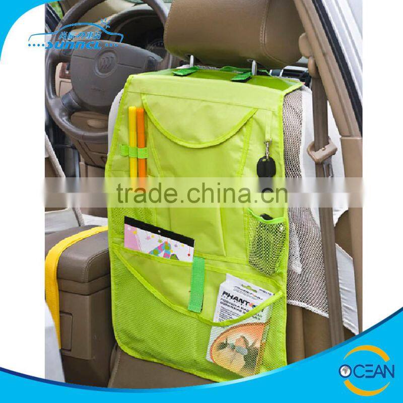 Polyester Car Seat Back Organizer , Car Hanging Bag for Travel
