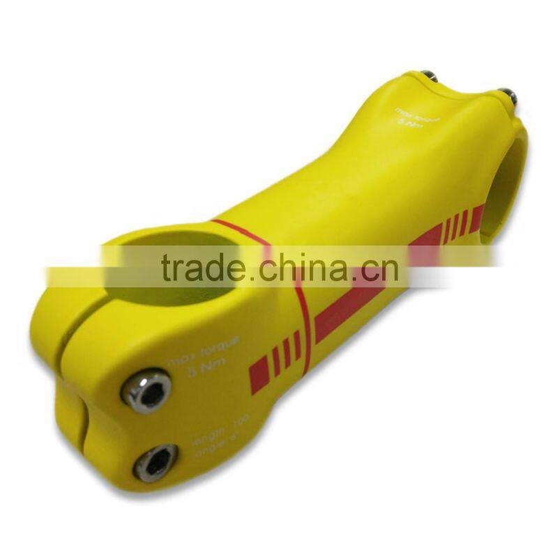 6 and 17 degree colorful super light full carbon fiber T700C bicycle 3k UD stem