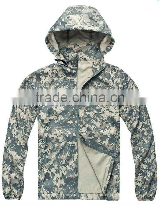 Unisex Spring Super Light 100% Nylon Water-Proof & Wind-Proof Outdoor Jacket