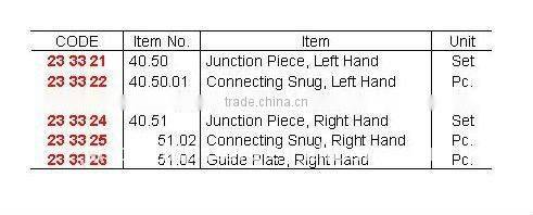Macgregor Hatch Cover Parts 40.50 Junction Piece