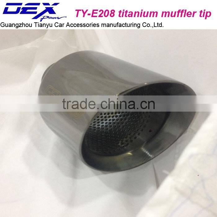 factory price high quality car parts universal titanium muffler tip