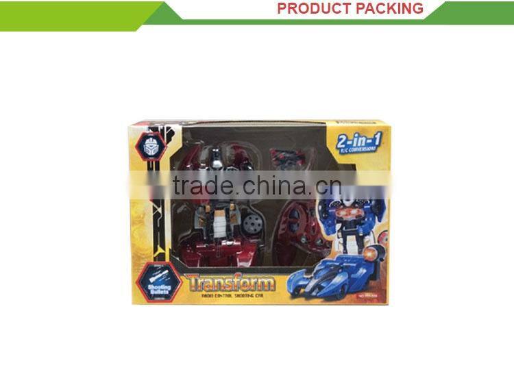 Hot sale rc trans robot toy car best robot toys