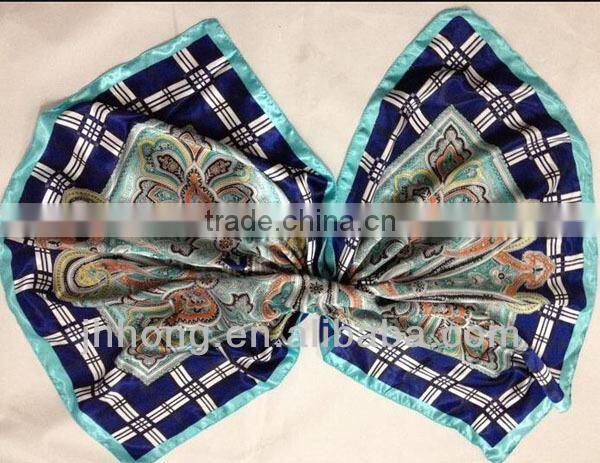 Emulation silk silk square scarf for all people