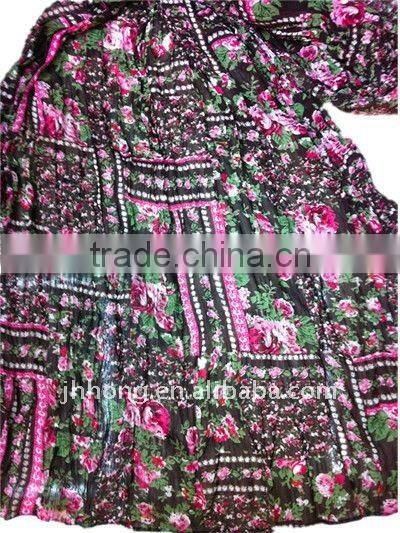 2014 fashion floral chiffon scarf