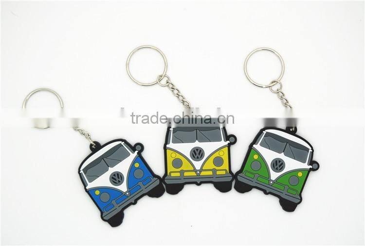 2016 Factory price custom rubber pvc keychain in China